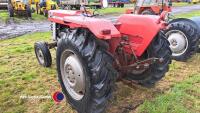 MF 165 tractor in original condition, 1969, only part that has been painted is the dash board, 7580 hours - 3