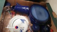 2 x boxes of chinaware including plates, cups, dishes and jugs - 2