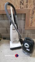 Panasonic upright hoover plus Miele vacuum
