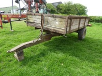 2-wheel tipping trailer