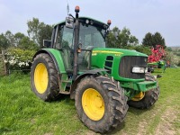 John Deere 6430 4wd tractor, 40k, Powerquad, TLS, air con & air seat, 6425 hours, YJ10 FTF - 2
