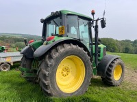 John Deere 6430 4wd tractor, 40k, Powerquad, TLS, air con & air seat, 6425 hours, YJ10 FTF - 4