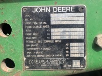 John Deere 6430 4wd tractor, 40k, Powerquad, TLS, air con & air seat, 6425 hours, YJ10 FTF - 14