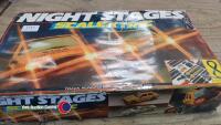 Scalextric Night Stages, complete, cars, throttles and power all working