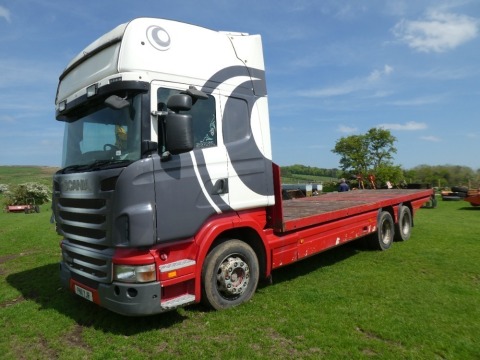 Scania R440 30ft wagon, no test as not renewed, PN11 YJR