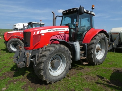 Massey Ferguson 7499 Dyna-VT 50kph tractor, front linkage, air brakes, ISOBUS, 650/65R42 rear and 540/65R30 front, 10,172 hours, NX10 DVA