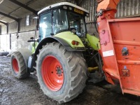 Claas Arion 640 tractor, front linkage and PTO, 8,059 hours, AY09 ELJ, back window included in the sale  - 3