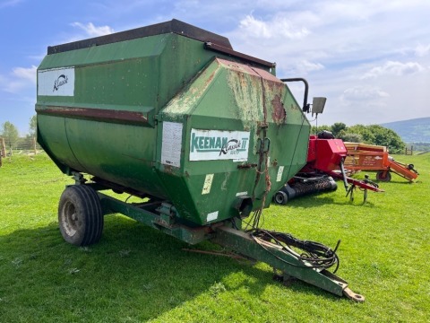 Keenan Klassic II 100FP diet feeder, no PTO, been used to mix barley and concentrated, working when last used 12 months ago