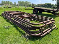 8 x approx 15ft barriers/gate frames - 2