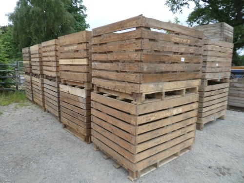 10x 1T wooden potato boxes