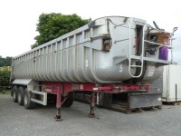 Fruehauf 45 cube aggregate bulker trailer, MOT till 1/10/21, good solid trailer. Electric sheet and weigher in good working condition, good to go straight to work