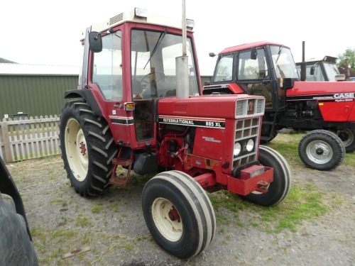 International 885XL tractor, A reg, 4470hrs, 14.9R38 rears 90\%, A712 ERY