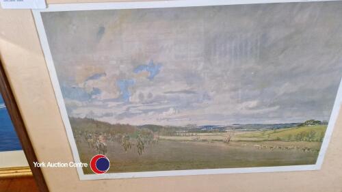 Signed print, The Zetland Hunt