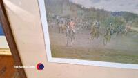 Signed print, The Zetland Hunt - 2
