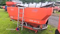Kuhn Axis 40.1W fertiliser spreader, control box and manuals in office - 2