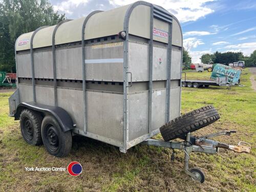 Bateson 10 x 5 cattle trailer, loading gates, spare wheel, jockey wheel, new axles and brakes last year, good working order ready for work