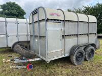 Bateson 10 x 5 cattle trailer, loading gates, spare wheel, jockey wheel, new axles and brakes last year, good working order ready for work - 2