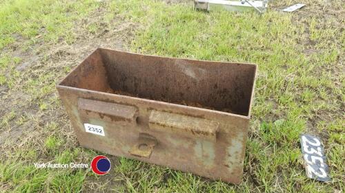 Massey Ferguson front weight frame box