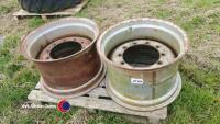 24in JCB 10 stud wheels, suit Fastrac or Teleporter - 3