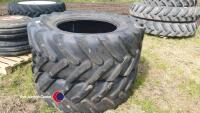 Pair Michelin 80/70/30 tractor tyres