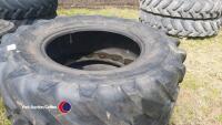 Pair Michelin 80/70/30 tractor tyres - 2