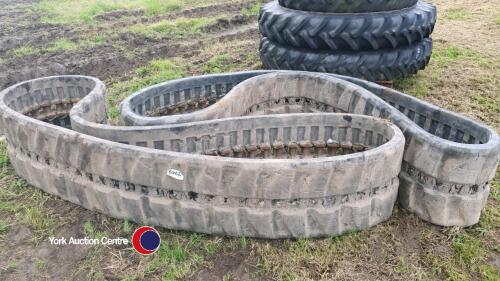 Pair of Bobcat E85 spare tracks