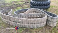 Pair of Bobcat E85 spare tracks