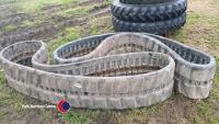 Pair of Bobcat E85 spare tracks - 2