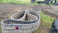 Pair of Bobcat E85 spare tracks - 3
