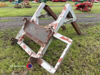 Twin bag lifter on JCB Q-fit brackets - 3