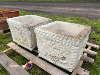 2 x large garden planters - 3