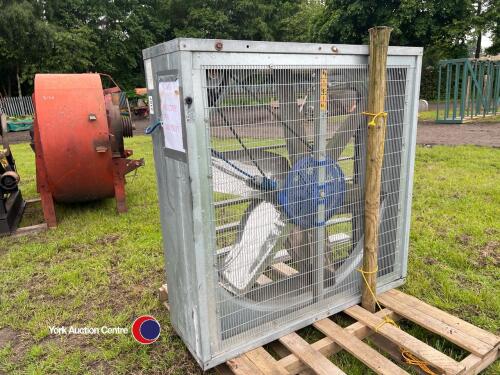 Large Alfan 240v ventilation fan 4ft 6in x 4ft 6in, gwo
