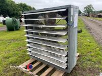Large Alfan 240v ventilation fan 4ft 6in x 4ft 6in, gwo - 2
