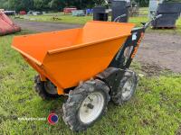 Muck truck/powered wheel barrow 250kg capacity, Honda engine, working order - 2
