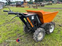 Muck truck/powered wheel barrow 250kg capacity, Honda engine, working order - 5