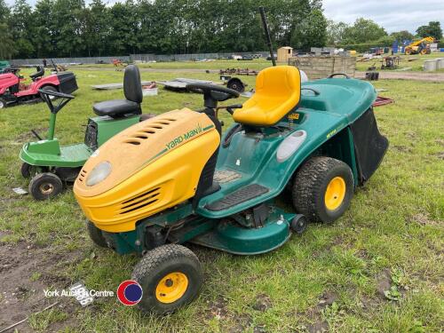 Yardman Hydro HE 5135 ride on lawnmower York Machinery Sale Building materials small plant lawn mowers garden etc. June timed online auction York Auction Centre