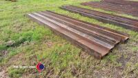 4 x 10 ft long 8 inch x 5.25 inch girders - 2
