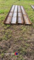 4 x 10 ft long 8 inch x 5.25 inch girders - 3