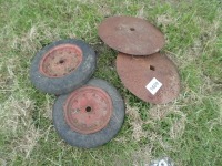 Rotavator wheels and discs