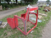 Tractor cab in good condition ex Massey Ferguson 35X