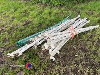 Electric fence stakes