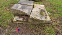 Assortment of Sandstone pavers, mixed sizes - 2