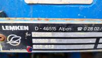Lemken 4m folding combination drill, control box in office - 3