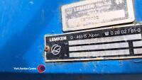 Lemken 4m folding combination drill, control box in office - 4