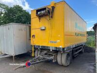 20ft 8-wheel box dolly trailer, good order - 2