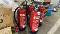 4 x good fire extinguishers - 2