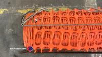 Roll of safety bunting plus pins - 4