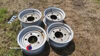 4x Ifor Williams trailer wheel rims, good condition