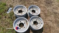 4x Ifor Williams trailer wheel rims, good condition - 2