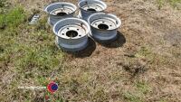 4x Ifor Williams trailer wheel rims, good condition - 3